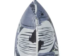 Almofada Decorativa Em Veludo Cinzento 45 X 45 Cm Fanate