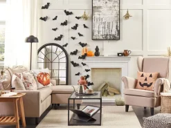 Almofada Decorativa Em Veludo Creme 45 X 45 Cm Cucurbita