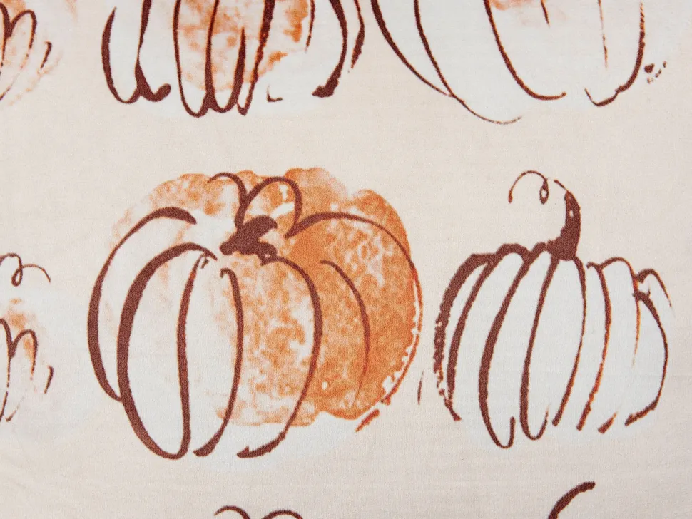 Almofada Decorativa Em Veludo Creme 45 X 45 Cm Cucurbita