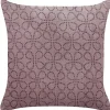Almofada Decorativa Padrao Geometrico Em Veludo Rosa 45 X 45 Cm Larkspur