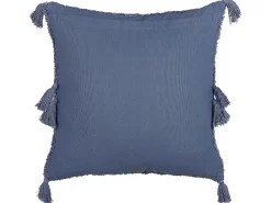 Almofada Decorativa Tufada Em Algodao Azul 45 X 45 Cm Avium