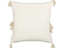 Almofada Decorativa Tufada Em Algodao Creme 45 X 45 Cm Avium