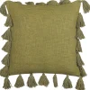 Almofada Decorativa Verde Azeitona 45 X 45 Cm Lynchis