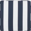 Almofada Para Cadeira De Jardim Azul Marinho E Branco Sassari