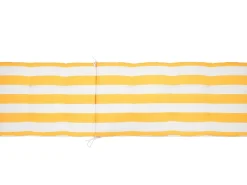 Almofada Para Espreguicadeira De Jardim Amarelo E Branco Cesana