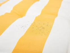 Almofada Para Espreguicadeira De Jardim Amarelo E Branco Cesana