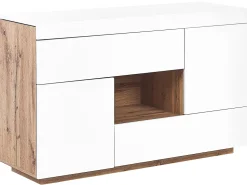 Aparador / Secretaria De Escritorio Branco Goran