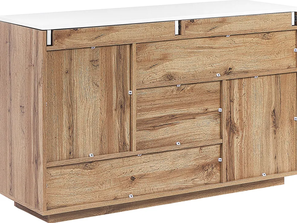 Aparador / Secretaria De Escritorio Branco Goran