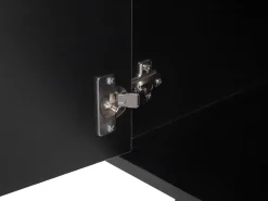 Aparador Com 3 Gavetas E 2 Portas Cor De Madeira Escura Blackpool