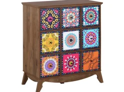 Aparador Com 3 Gavetas E 6 Portas Multicolor Kuma