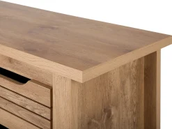 Aparador Com 3 Gavetas E 1 Porta Cor De Madeira Clara Agora