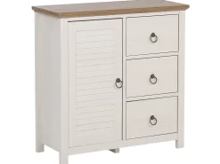 Aparador Com 3 Gavetas E 1 Porta Creme Kirkland
