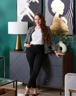 Aparador Com 3 Gavetas E 1 Porta Em Madeira Clara E Cinzento Palmer