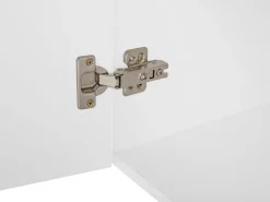 Aparador Com 2 Gavetas E 1 Porta Branco E Cor De Madeira Clara Marlin