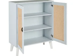 Aparador Com 2 Portas Branco E Creme Parton