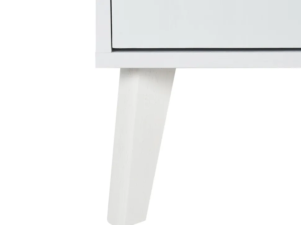 Aparador Com 2 Portas Branco E Creme Parton