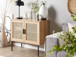 Aparador Com 2 Portas Castanho Claro Pasco