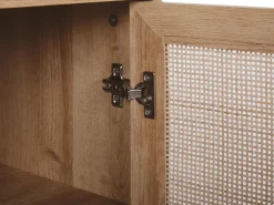 Aparador Com 3 Portas Castanho Claro Pasco