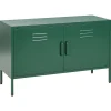Aparador Com 2 Portas De Metal Verde Uria