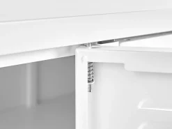 Aparador Com 3 Portas Em Metal Branco Cardiff