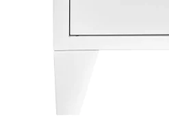 Aparador Com 3 Portas Em Metal Branco Cardiff