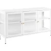 Aparador Com 3 Portas Em Metal Branco Newport