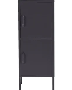 Armario Com 2 Portas De Metal Preto Huron