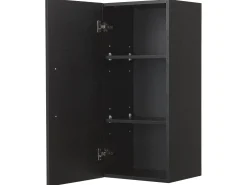 Armario De Casa De Banho De Parede Preto Bilbao