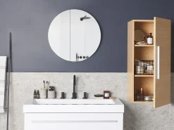 Armario De Casa De Banho De Parede Madeira Clara Bilbao