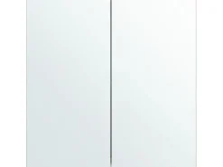 Armario De Casa De Banho Com Espelho 60 X 60 Cm Branco Navarra