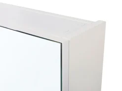 Armario De Casa De Banho Com Espelho 60 X 60 Cm Branco Navarra