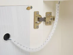 Armario De Casa De Banho Com Espelho E Led 60 X 60 Cm Branco Talagapa