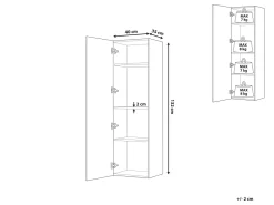 Armario De Casa De Banho Creme Mataro