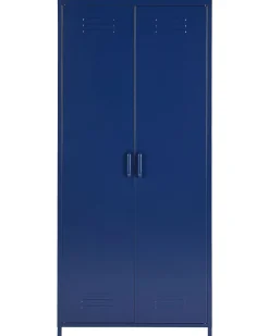 Armario De Metal Azul Marinho Com 2 Portas 171 Cm Varna