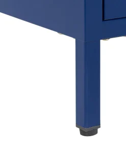 Armario De Metal Azul Marinho Com 2 Portas 171 Cm Varna