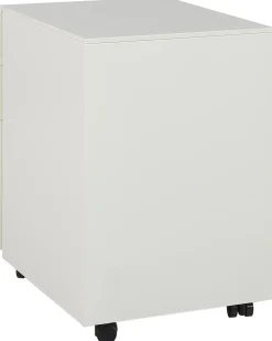 Armario De Metal Branco Creme Com 3 Gavetas Cami