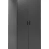 Armario De Metal Preto Com 2 Portas 171 Cm Varna
