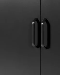 Armario De Metal Preto Com 2 Portas 171 Cm Varna
