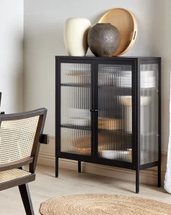 Armario De Metal Preto Lerryn