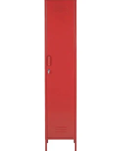 Armario De Metal Vermelho 185 Cm Frome