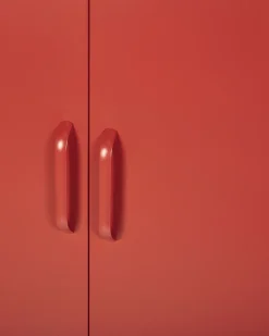 Armario De Metal Vermelho Com 2 Portas 171 Cm Varna