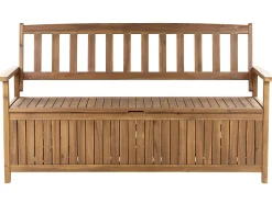 Banco De Jardim Em Madeira De Acacia 160 Cm Com Arrumação Sovana