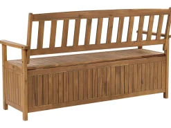 Banco De Jardim Em Madeira De Acacia 160 Cm Com Arrumação Sovana