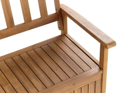 Banco De Jardim Em Madeira De Acacia 160 Cm Com Arrumação Sovana