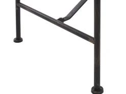 Banco De Jardim Em Metal Preto 130 Cm Milazzo