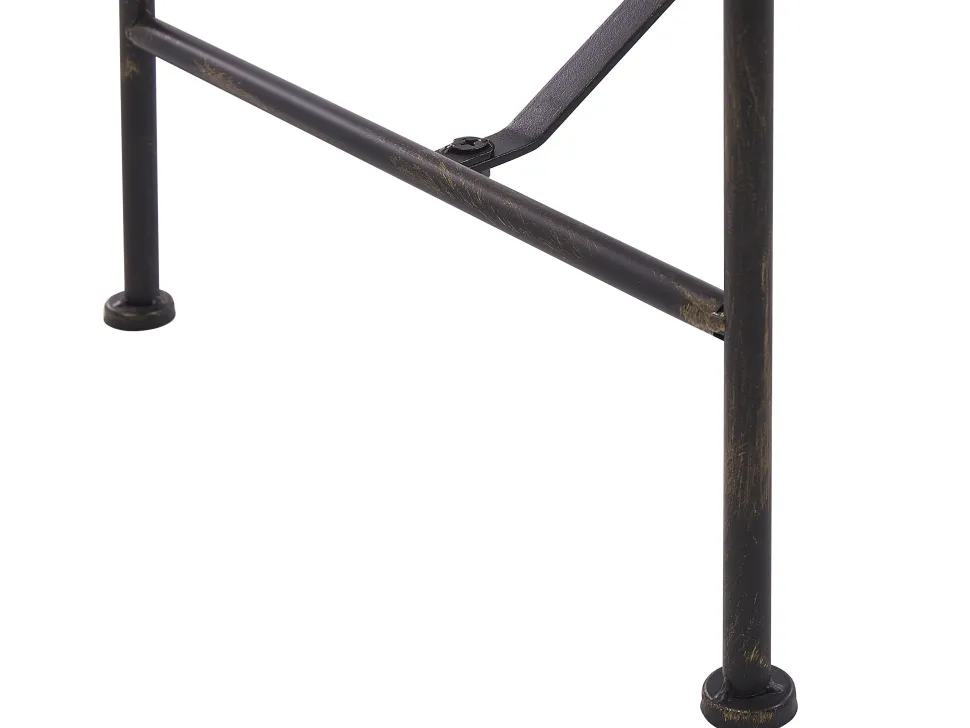 Banco De Jardim Em Metal Preto 130 Cm Milazzo