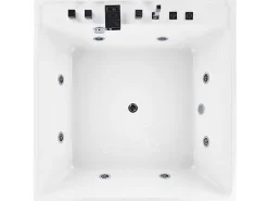 Banheira Autonoma De Hidromassagem Em Acrilico Branco 130 X 130 Cm Tahua