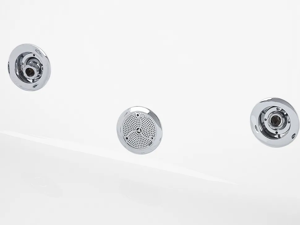 Banheira Autonoma De Hidromassagem Em Acrilico Branco 130 X 130 Cm Tahua