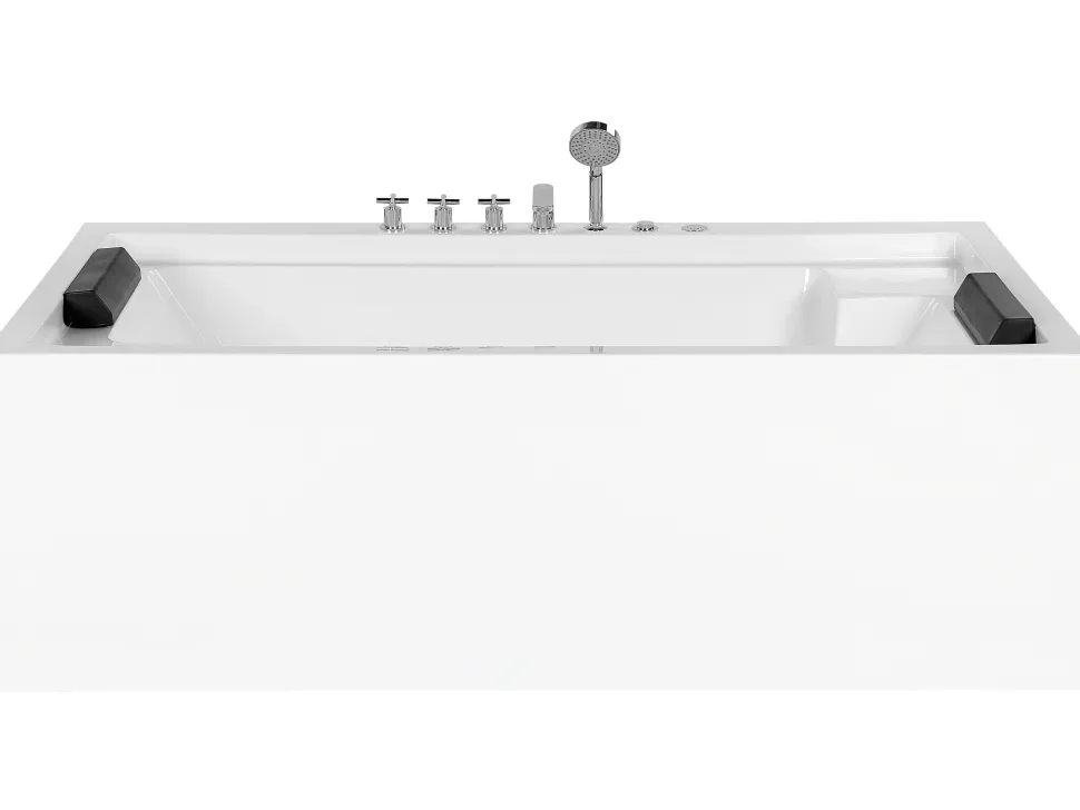 Banheira Autonoma De Hidromassagem Em Acrilico Branco 180 X 110 Cm Saona