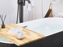 Banheira Autonoma De Hidromassagem Em Acrilico Preto Com Led 170 X 80 Cm Nevis